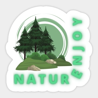 Enjoy Nature Sticker